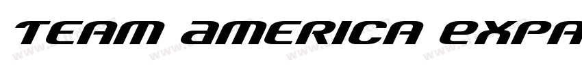 Team America Expande字体转换
